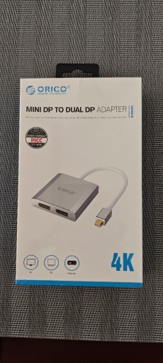 Zdjęcie oferty: Orico XD-MDF2DP4, Mini DisplayPort to Dual DisplayPort adapter