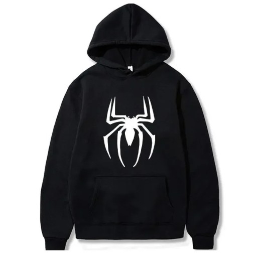 Zdjęcie oferty: Czarna bluza z symbolem pająka jak spider-man