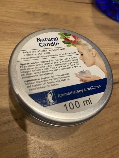 Zdjęcie oferty: Natural Candle Aromatherapy & wellness Liczi i Mię