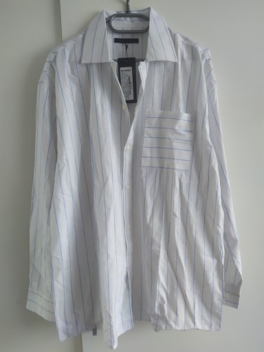 Zdjęcie oferty: TRENDYOL Koszula biała w paski bawełniana  M L