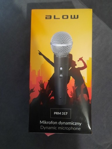 Zdjęcie oferty: Mikrofon dynamiczny wokalowy Blow PRM317