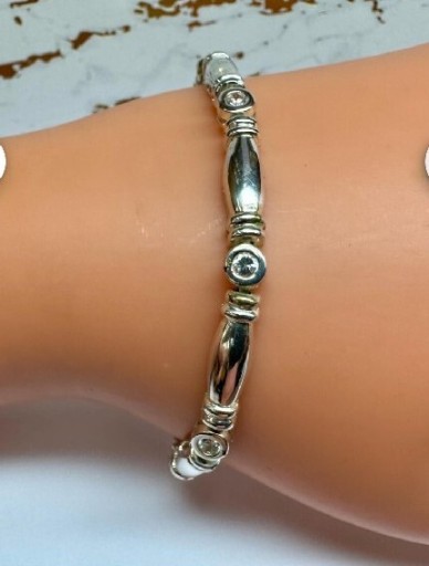 Zdjęcie oferty: Srebrna bransoletka z cyrkoniami pr925