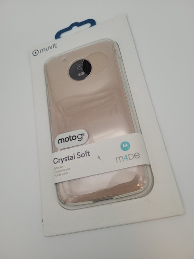 Zdjęcie oferty: Etui na telefon Motorola Moto G5 bezbarwne muvit