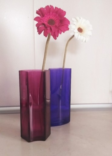 Zdjęcie oferty: Dwa wazoniki z Ikea , kwiatuszki gratis