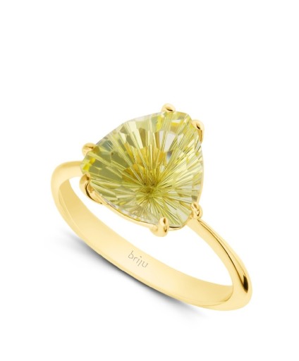 Zdjęcie oferty: Pierścionek kolekcja Azuro żółte złoto kwarc green