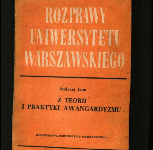 Zdjęcie oferty: Lam Z teorii i praktyki awangardyzmu