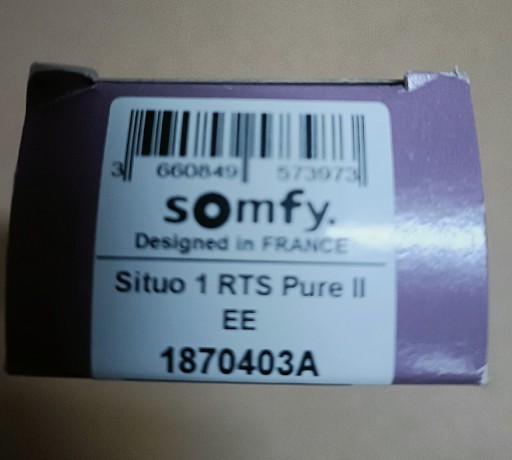 Zdjęcie oferty: Somfy Situo 1 Rts pure ii