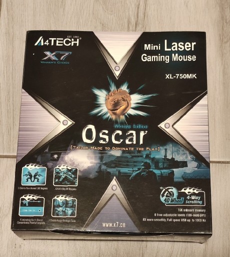 Zdjęcie oferty: A4Tech Oscar Gaming Laser Mouse XL-750MK Mini mysz