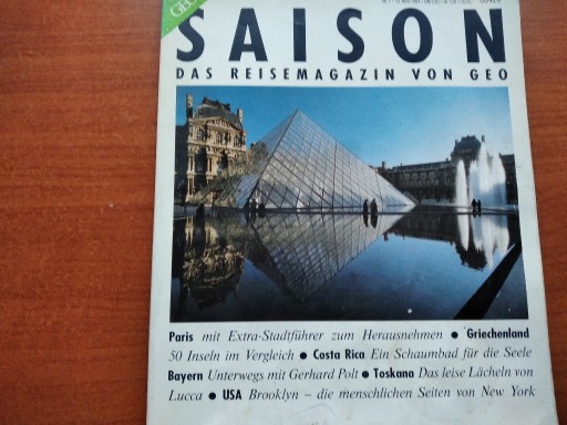 Zdjęcie oferty: SAISON Das Reisemagazin von GEO nr 1/13 Marz 1989