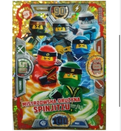 Zdjęcie oferty: Karta lego ninjago mistrzowska drużyna spinjitzu 