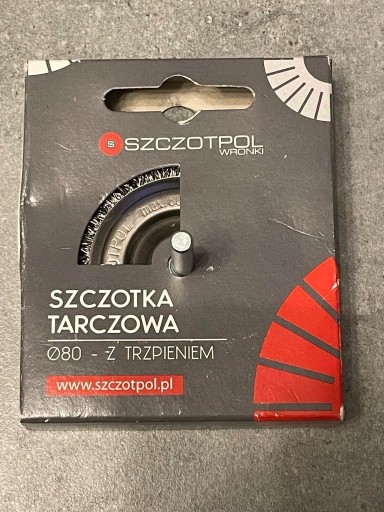 Zdjęcie oferty: Szczotka tarczowa FI 80 z trzpieniem