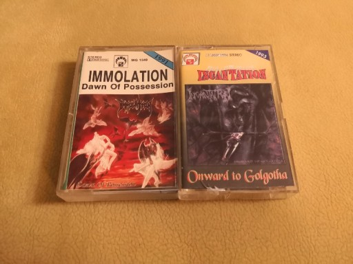 Zdjęcie oferty: Kasety Immolation + Incantation 