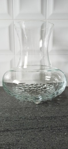 Zdjęcie oferty: Wazon szklany bąbelki jak asteroid transparentny