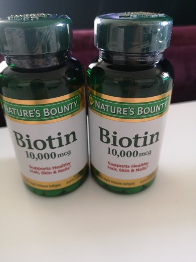 Zdjęcie oferty: Natures Bounty biotyna 10000 suplement na wlosy