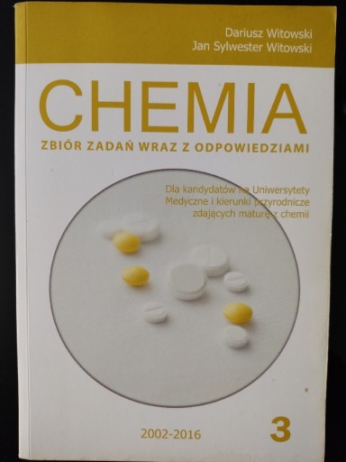 Zdjęcie oferty: Chemia 3 Zbiór zadań Witowski 