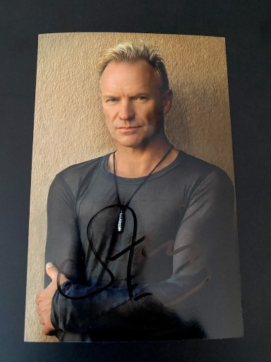 Zdjęcie oferty: Autografy_pl STING autograf osob. prezent