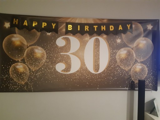 Zdjęcie oferty: Baner 30 ste urodziny 223x105 cm