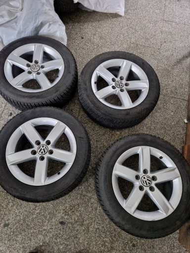 Zdjęcie oferty: Koła felgi + opony dunlop Winter Sport 5 215/55R16