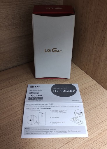 Zdjęcie oferty: Pudełko po telefonie LG G4c LG-H525n