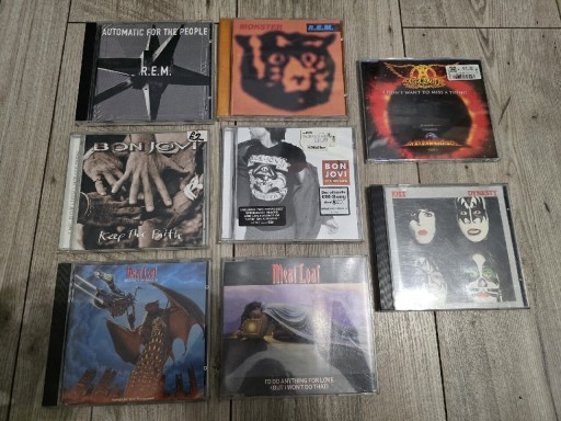 Zdjęcie oferty: Metal i Rock - 8x CD, Bon Jovi, KISS, Meat Loaf...