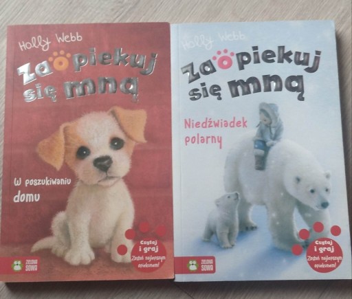 Zdjęcie oferty: "Zaopiekuj się mną" 2 książki HOLLY WEBB