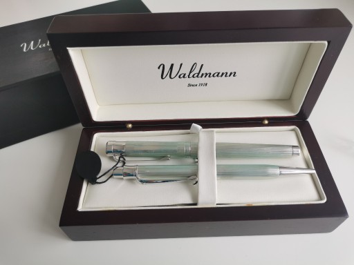 Zdjęcie oferty: Pióro wieczne i długopis Waldmann Tango srebrne