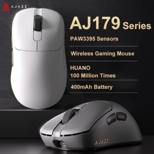 Zdjęcie oferty: Ajazz AJ179 biała Paw3395 myszka gamingowa do gier superlight g pro x