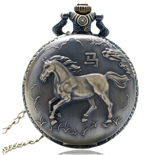 Zdjęcie oferty: Koń. Kieszonkowy zegarek w stylu vintage.