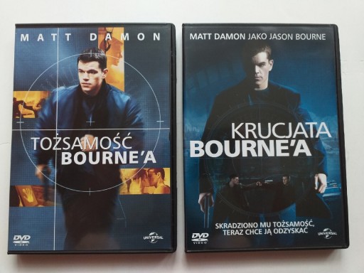 Zdjęcie oferty: Tożsamość Krucjata BOURNE'A DVD IGŁA + GRATIS 