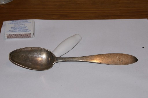 Zdjęcie oferty: srebrna łyżka stołowa 1853r