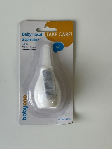 Zdjęcie oferty: BabyOno, aspirator do nosa, biały