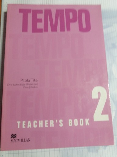 Zdjęcie oferty: Sprzedam podręcznik dla nauczyciela Tempo 2