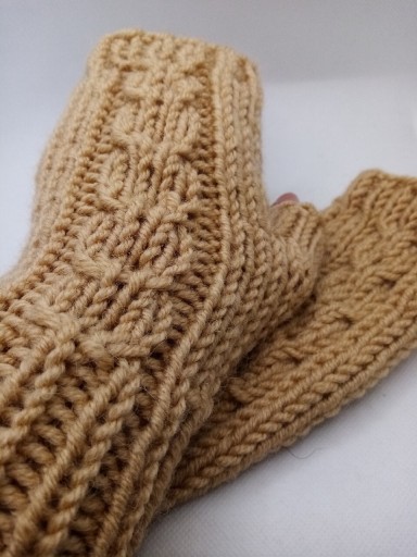 Zdjęcie oferty: Mitenki rękawiczki bez palców handmade ocieplacze