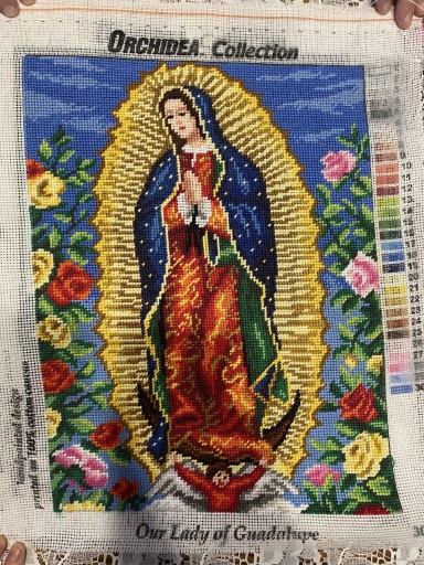 Zdjęcie oferty: Matka Boska z Guadalupe. Obraz na kanwie