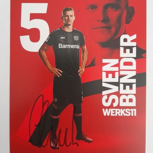 Zdjęcie oferty: Sven Bender - autograf