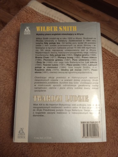 Zdjęcie oferty: Twardzi ludzie Wilbur Smith 