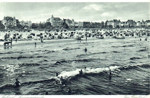 Zdjęcie oferty: Swinemunde Świnoujście plaża lata 20-te