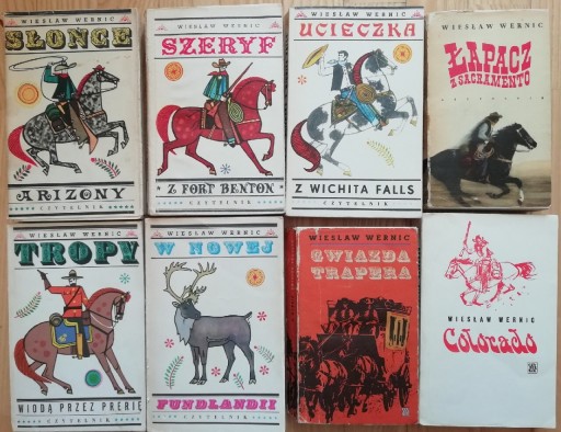 Zdjęcie oferty: 8x WIESŁAW WERNIC 1966... 1988 zestaw książek