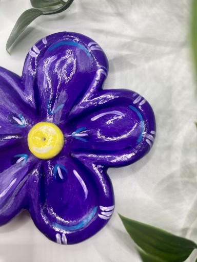 Zdjęcie oferty: Podstawka na kadzidło fioletowy kwiat