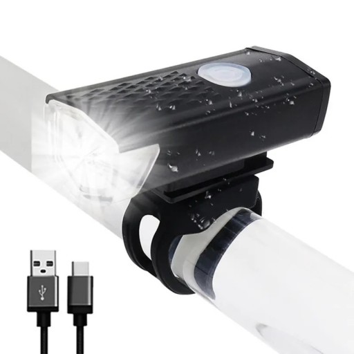 Zdjęcie oferty: Przednie światło rowerowe LED z akumulatorem