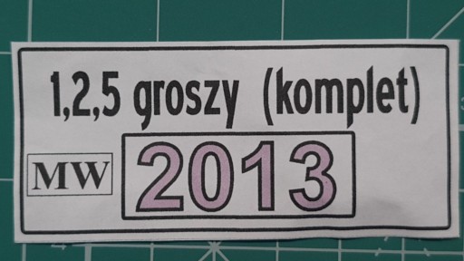 Zdjęcie oferty: #.1, 2, 5, groszy 2013 (MW) - trzy woreczki* 