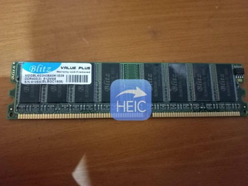 Zdjęcie oferty: Pamięć DDR 400  512MB BLITZ