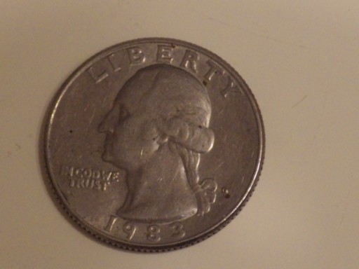 Zdjęcie oferty: Moneta USA 25 centów Liberty QUARTER DOLLAR 1983