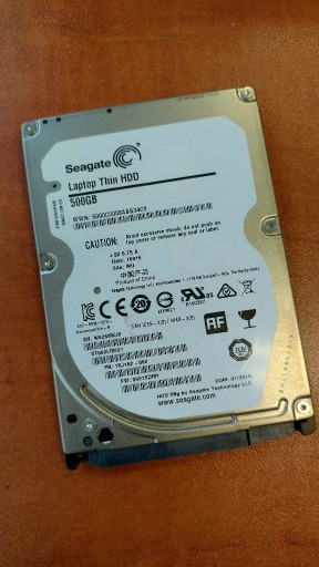 Zdjęcie oferty: Dysk Twardy 2.5" Seagate HDD 500GB