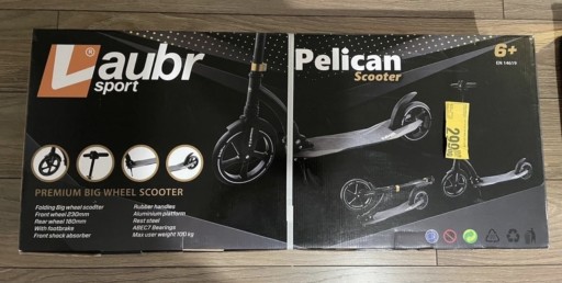 Zdjęcie oferty: Laubr sport hulajnoga Pelican aluminiowa duże koła