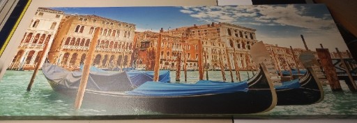 Zdjęcie oferty: Nadruk na płótnie Wenecja 60x150 stan bardzo dobry