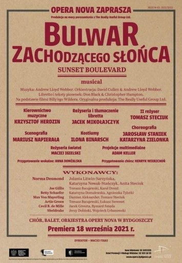 Zdjęcie oferty: Bilety na musical Bulwar Zachodzącego Słońca