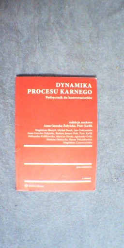 Zdjęcie oferty: Dynamika procesu karnego