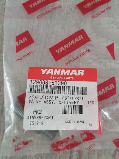 Zdjęcie oferty: Zawór pompy wtryskowej YANMAR 129008-51390