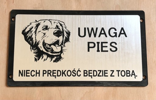 Zdjęcie oferty: Tabliczka ostrzegawcza uwaga zły pies